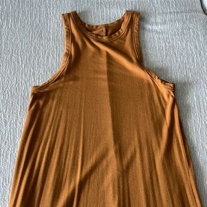 sleeveless t-shirt dress